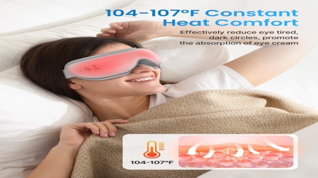 Best Bluetooth Music Eye Massager with Heat